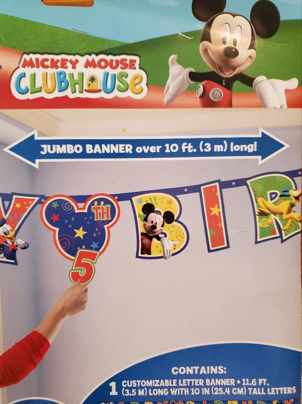 Disney Mickey Mouse Clubhouse Jumbo Letter Banner Kit